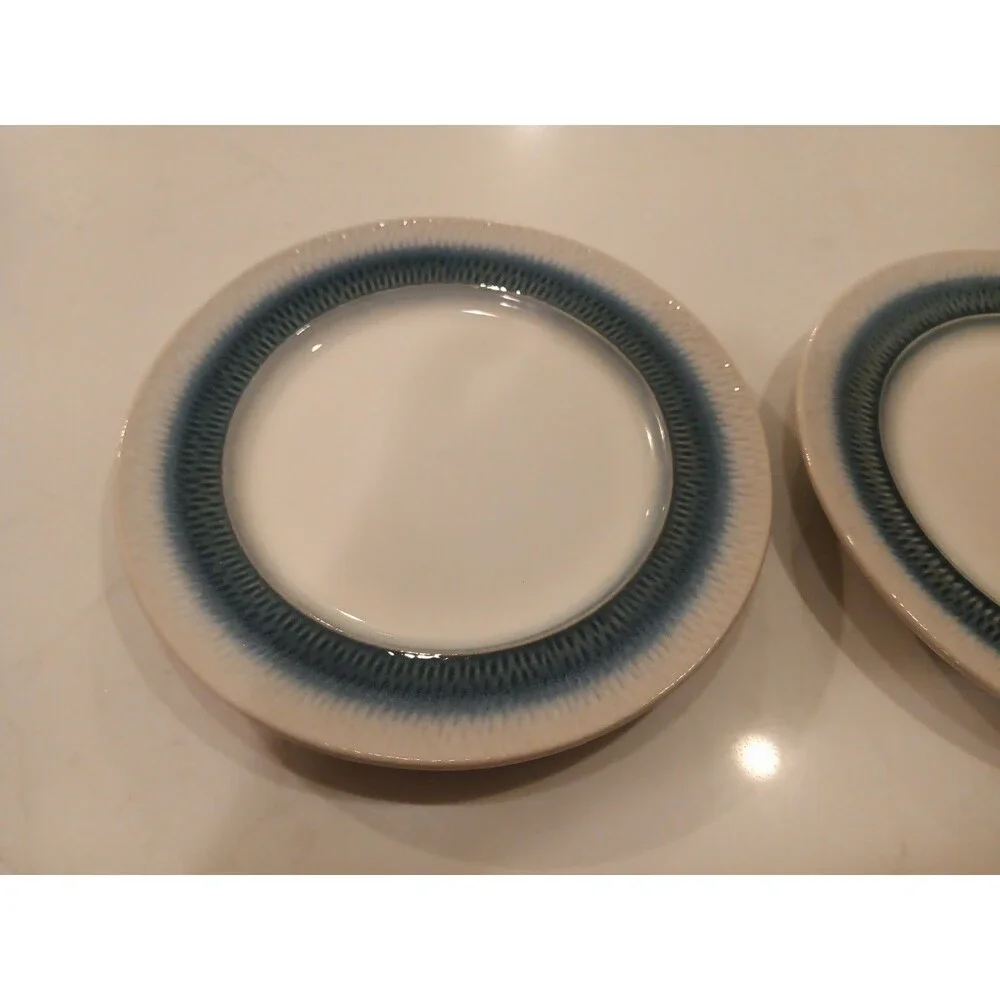 Set Of 2 Beautiful Pfaltzgraff Eclipse Blue 8.25